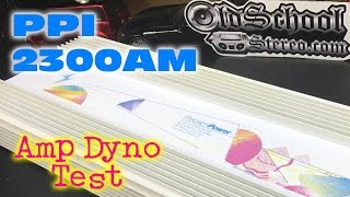 1991 Precision Power 2300AM Amp Dyno Test PPI Art [upl. by Oravla609]