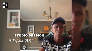 Mdu aka Trp Previews New Music feat Thatohatsi Vocals  Studio Session [upl. by Ahsiel]