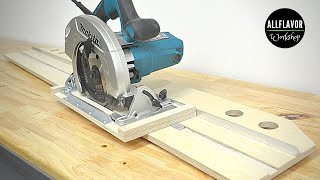 Make a Circular Saw Track  DIY Circular Saw Guide [upl. by Mcginnis]