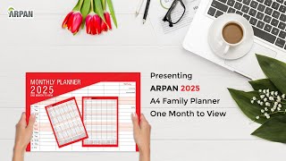 2025 One Month to View Monthly Planner CalendarST2251 [upl. by Wheelwright]