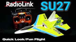 RadioLink SU27 RTFPNP  Model AV8R Quick LookFun Flight [upl. by Giraud928]