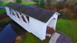 Stayton OR Jordan Covered Bridge [upl. by Rancell385]