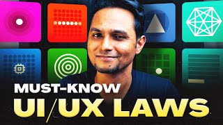 12 UIUX Laws You MUST KNOW 🧠  Become a UIUX Designer in 2024  Saptarshi Prakash [upl. by Lancey]