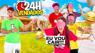 24 HORAS VENDADOS ficamos com medo [upl. by Divadnoj]