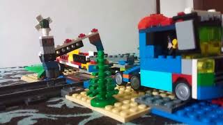 Oxnard California Train Vs SemiTruck Lego Remake Version 2\ [upl. by Zetana281]