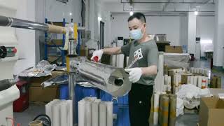 PVA Hydrographic printing film packaging process [upl. by Esirehs]