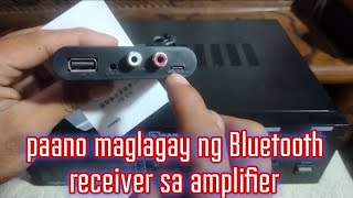 Bluetooth receiver para sa inyong amplifier na walang Bluetooth [upl. by Ardnosal]