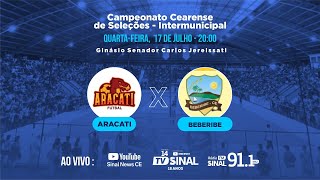 Campeonato Cearense de Futsal Intermunicipal Aracati x Beberibe [upl. by Meridel450]