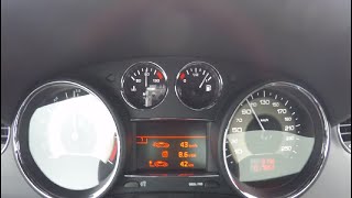 Peugeot RCZ R 16 THP 270 HP 0100 kmh acceleration [upl. by Nagirrek635]