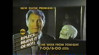 Ripleys Believe It or Not promo 1982 [upl. by Norraa211]