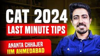 CAT 2024 Last minute tips that you cannot miss [upl. by Spillihp146]