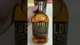 Aberfeldy 12 years aged  single malt scotch whisky🥃🥃barreltoffee [upl. by Ecnesse]