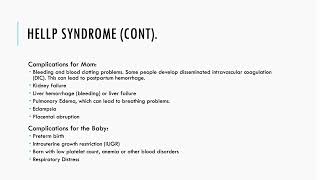 Pregnancy Hypertension Preeclampsia Eclampsia and HELLP Syndrome [upl. by Cecily]