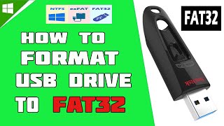 How to Format USB Drive to FAT32  64 GB 128 GB  Or Larger  Tamil [upl. by Gertie]