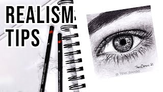 BIGGEST Tips to MASTER Realistic Drawings for Beginners [upl. by Harv746]