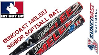 Suncoast Melee3 Balanced Senior Softball Bat Review [upl. by Severin780]