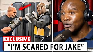 BREAKING Evander Holyfield Opens Up After Grueling Sparring Session with Mike Tyson [upl. by Atteirneh]