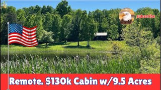 130k Cabin wLake amp 95 Acres Remote in Michigan🌞 [upl. by Garvey]