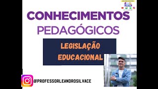 SIMULADO DE CONHECIMENTOS PEDAGÓGICOS  LEGISLAÇÃO EDUCACIONAL  AULA 72 📚 [upl. by Elena]