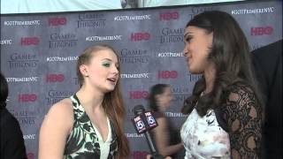 SANSA STARK  Interview with quotGame of Thronesquot Star Sophie Turner [upl. by Yttel]