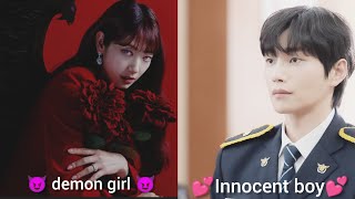 😈judge from hell mix hindi song 😈💕demongirl fall in love with innocent boy💕judgefromhell kdrama [upl. by Daphna]