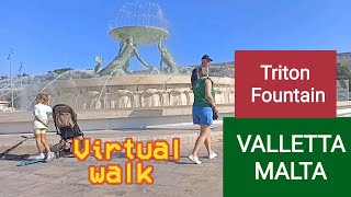 Walking from Valletta bus station to the VallettaGozo fast Ferry terminal [upl. by Romine440]