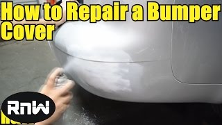 How to Repair and Paint a Plastic Bumper Cover For Beginners  Part I [upl. by Hasheem]