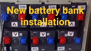 New Exide battery bank 600 AH installation [upl. by Anoel95]