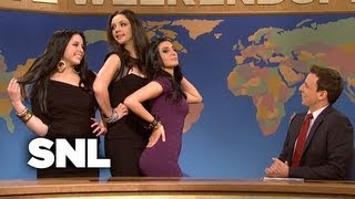 Weekend Update The Kardashians  Saturday Night Live [upl. by Nihi]