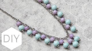 DIY sieraden maken met Kralenhoekje  Vrolijke glaskralen ketting [upl. by Eadahs]