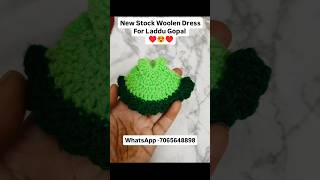 trending crochet gopaljikidress woolendressforladdugopal woolencraft [upl. by Ardme294]