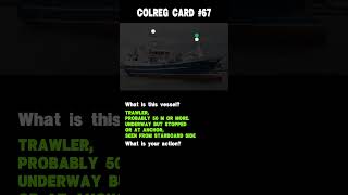 67 Colregs 72 card Ships navigation lights and action to avoid collision [upl. by Ahsiruam]