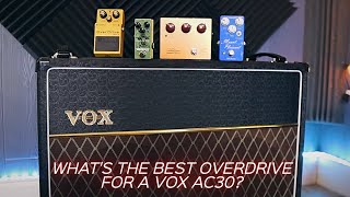 Vox AC30 Overdrive Shootout [upl. by Lahcear]