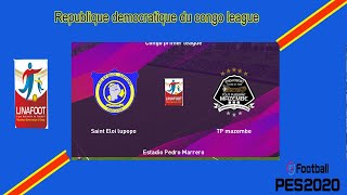 ⚽ Saint Eloi lupopo vs TP Mazembe ⚽  🏆 Congo Premier League 11122021 🎮 pes [upl. by Cerell]