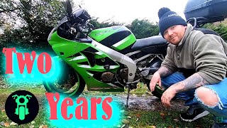 Motorcycle Left Outside for Two Years Part 1 [upl. by Aleyak468]