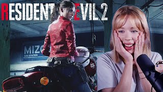 My Resident Evil 2 Remake Playthrough Reactions Claires route [upl. by Hatty]