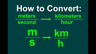 Converting ms to kmh EASY [upl. by Idyh366]