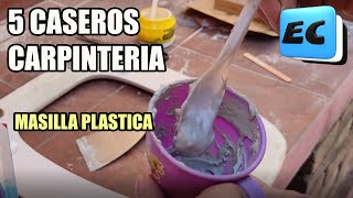 🛠🔨 COMO HACER MADERA MOLDEABLE CERA PARA PISOS MASILLA PLASTICA TINTURAS BARNIZ [upl. by Dougherty]