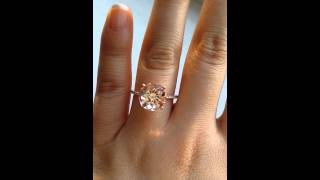 Rosados Box Eloise Morganite Engagement Ring [upl. by Esdras]