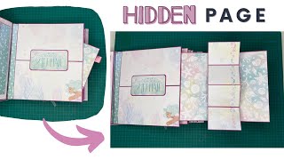 Hidden Page in a Scrapbook with Mini Twist amp Pop Up Card  Tutorial [upl. by Venuti496]