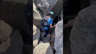 Hiking Precipice Trail in Acadia NP ⛰️ acadianationalpark precipicetrail hiking [upl. by Yemiaj]