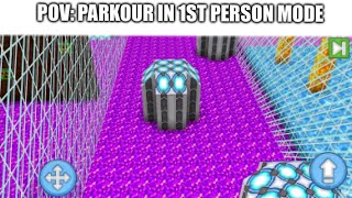 What your BlockStar actually sees while playing parkour BlockStarPlanet BSP Parkour [upl. by Tsirhc]