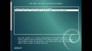 Restablecer password en Debian [upl. by Corbin]