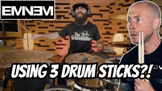 Drummer Reacts To  EMINEM GODZILLA El Estepario Siberiano DRUM COVER FIRST TIME HEARING Reaction [upl. by Tonnie]