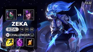 Akali vs Syndra Mid  KR Challenger  Patch 1322 Season 13 [upl. by Mure]