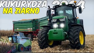 KUKURYDZA NA ZIARNO🌽 Jeleń w odwozie😱 Claas Tucano 440🔥 [upl. by Ingeberg155]