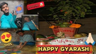 Gyarash Ki Pooja 🙏🏻😍 [upl. by Nocam]