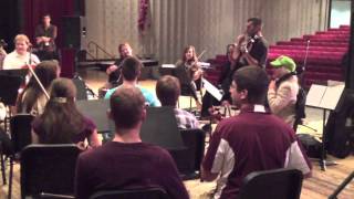 Todd Rundgren and ETHEL Quartet play quotLouie Louiequot with NHS Orchestra [upl. by Anirbac]