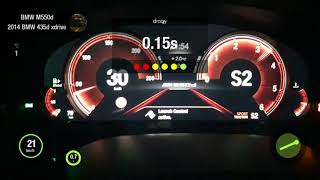 BMW M550d g30 0200 acceleration stage 1 [upl. by Annaegroeg373]