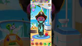 Tomato to ko sita aah aah dametucosita musica music funny takingginger catvideos talkingtom [upl. by Walliw]